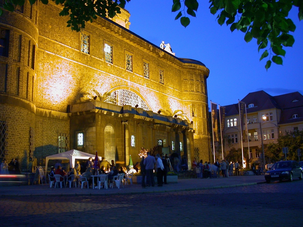 Das Landesmuseum für Vorgeschichte bei der Museumsnacht Halle-Leipzig 2017.
