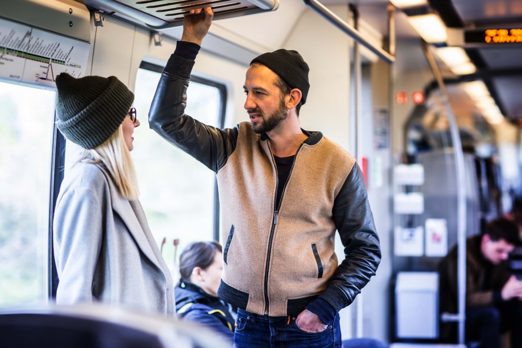 Eine Zugfahrt mit Mark Pohl Schauspieler aus Weimar