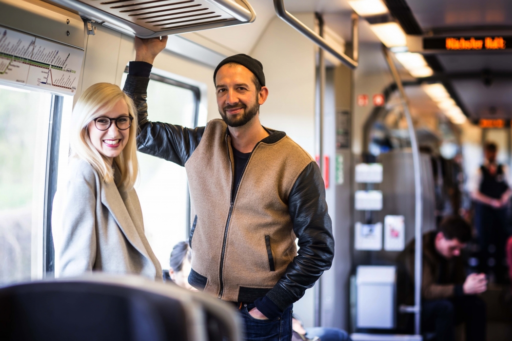 Eine Zugfahrt mit Mark Pohl Schauspieler aus Weimar