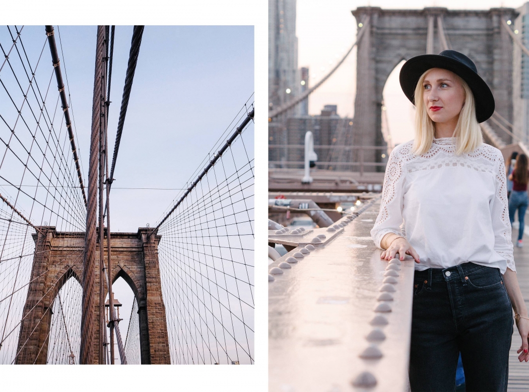 New York Fashion Week Outfit Streetstyle Brooklyn Bridge