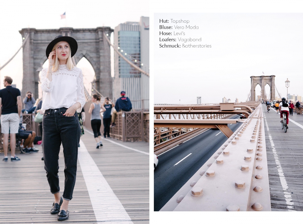New York Fashion Week Outfit Streetstyle Brooklyn Bridge