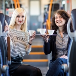 Eine Zugfahrt mit Susan Heise, Prozellankünstlerin aus Leipzig